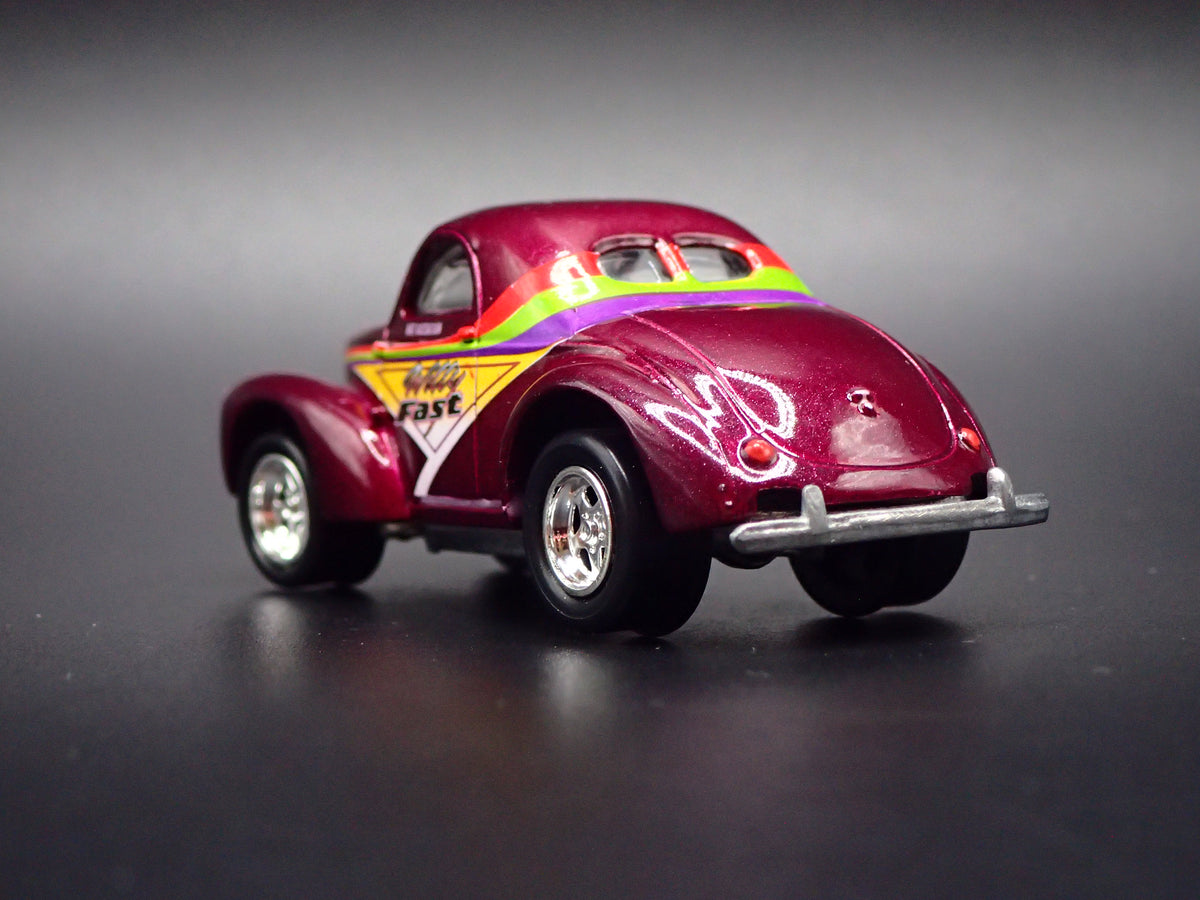 1941 41 WILLYS GASSER COUPE WILLY FAST NHRA 1:64 SCALE DIORAMA DIECAST MODEL CAR