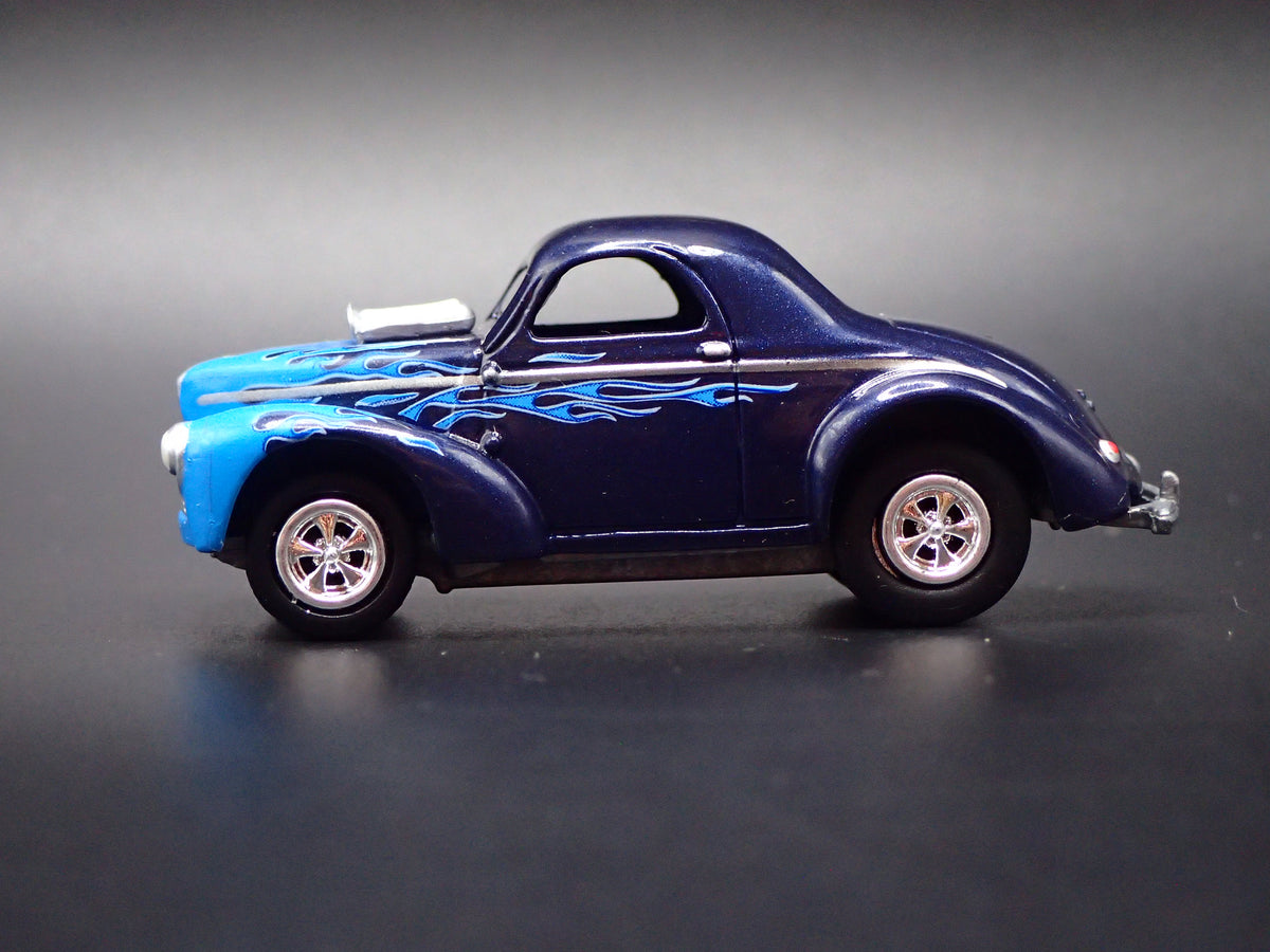 1941 41 WILLY'S COUPE BLUE RARE 1:64 COLLECTIBLE DIORAMA DIECAST MODEL CAR