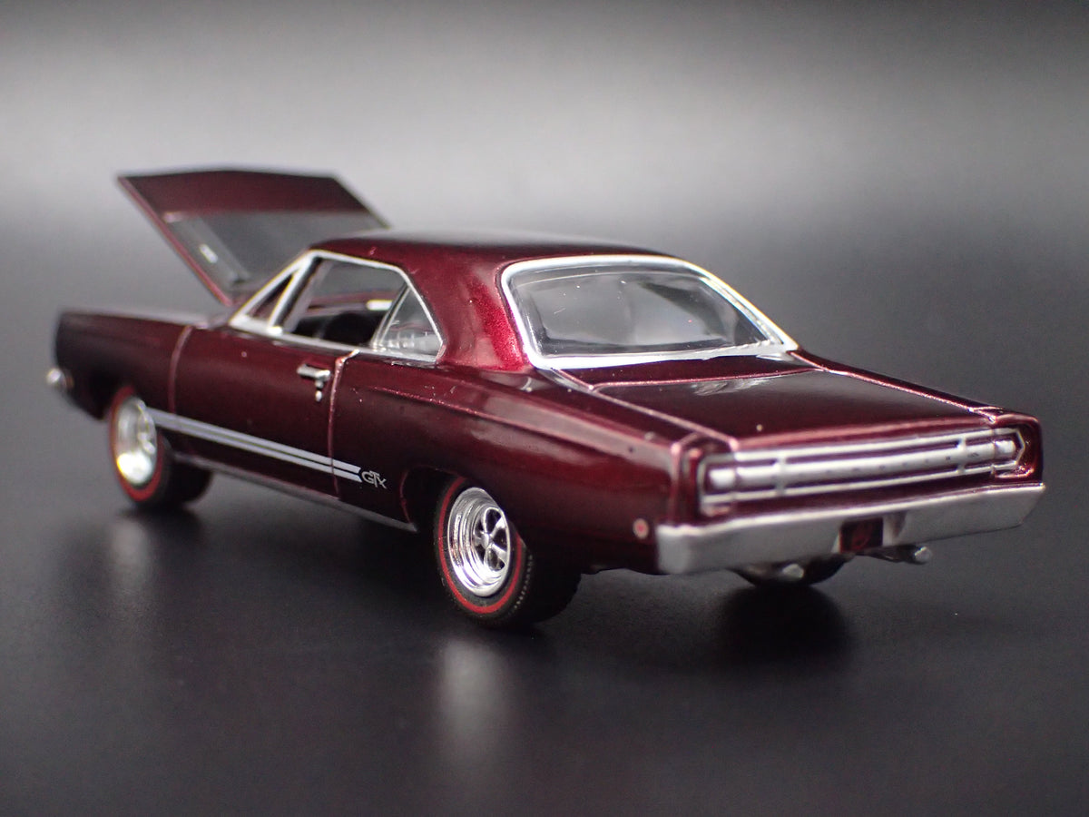 1968 68 PLYMOUTH GTX BURGUNDY 1:64 SCALE COLLECTIBLE DIECAST MODEL CAR