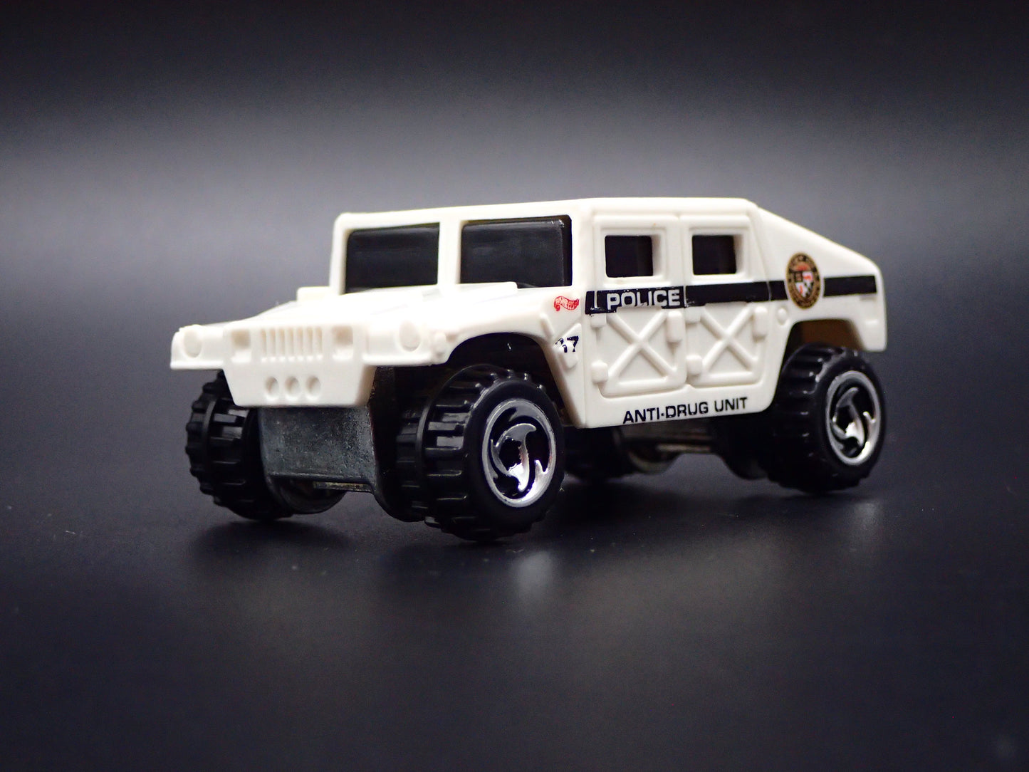 1992-2006 HUMMER HUMVEE H1 POLICE WHITE 1:64 SCALE DIECAST MODEL CAR