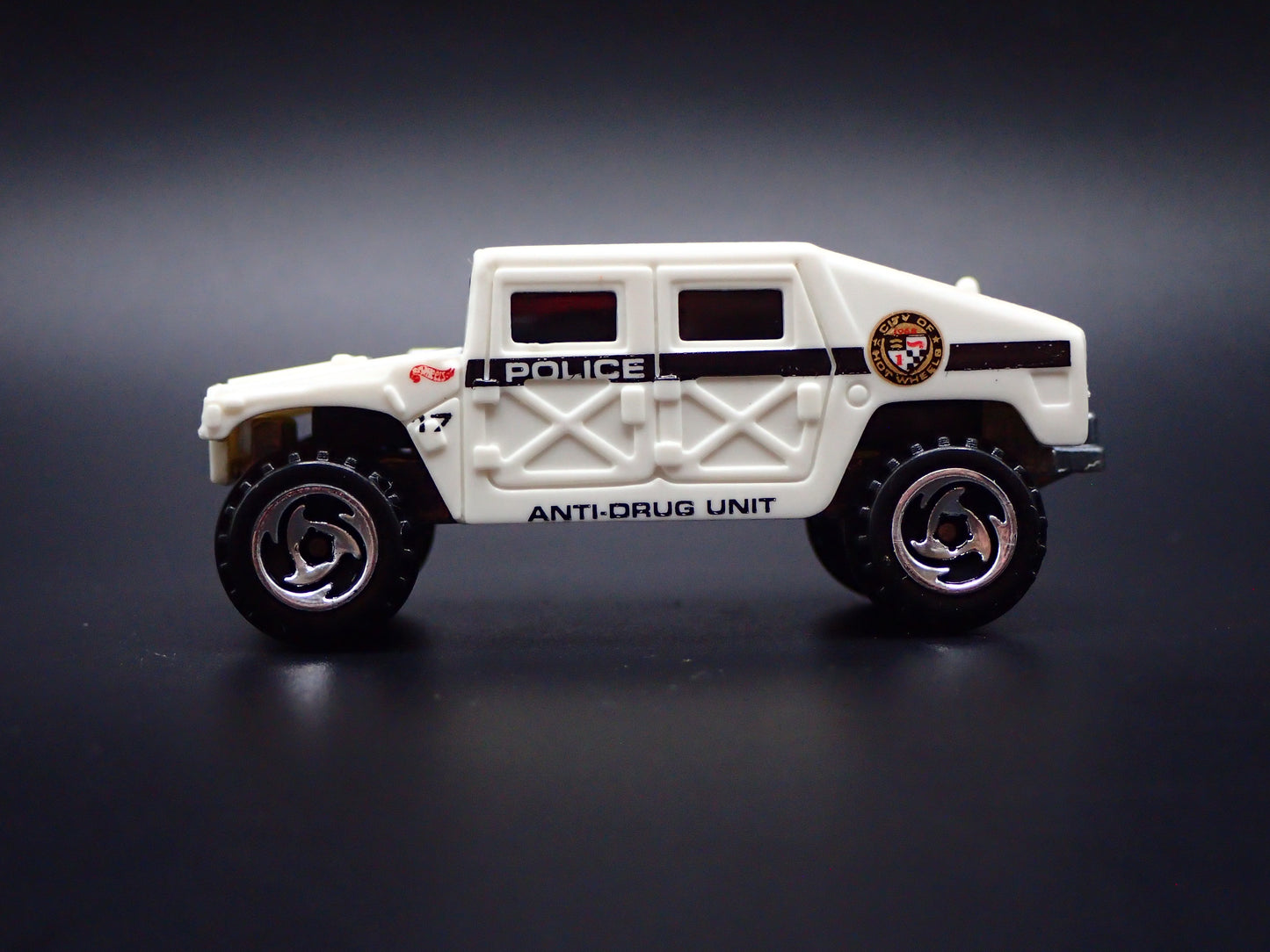 1992-2006 HUMMER HUMVEE H1 POLICE WHITE 1:64 SCALE DIECAST MODEL CAR