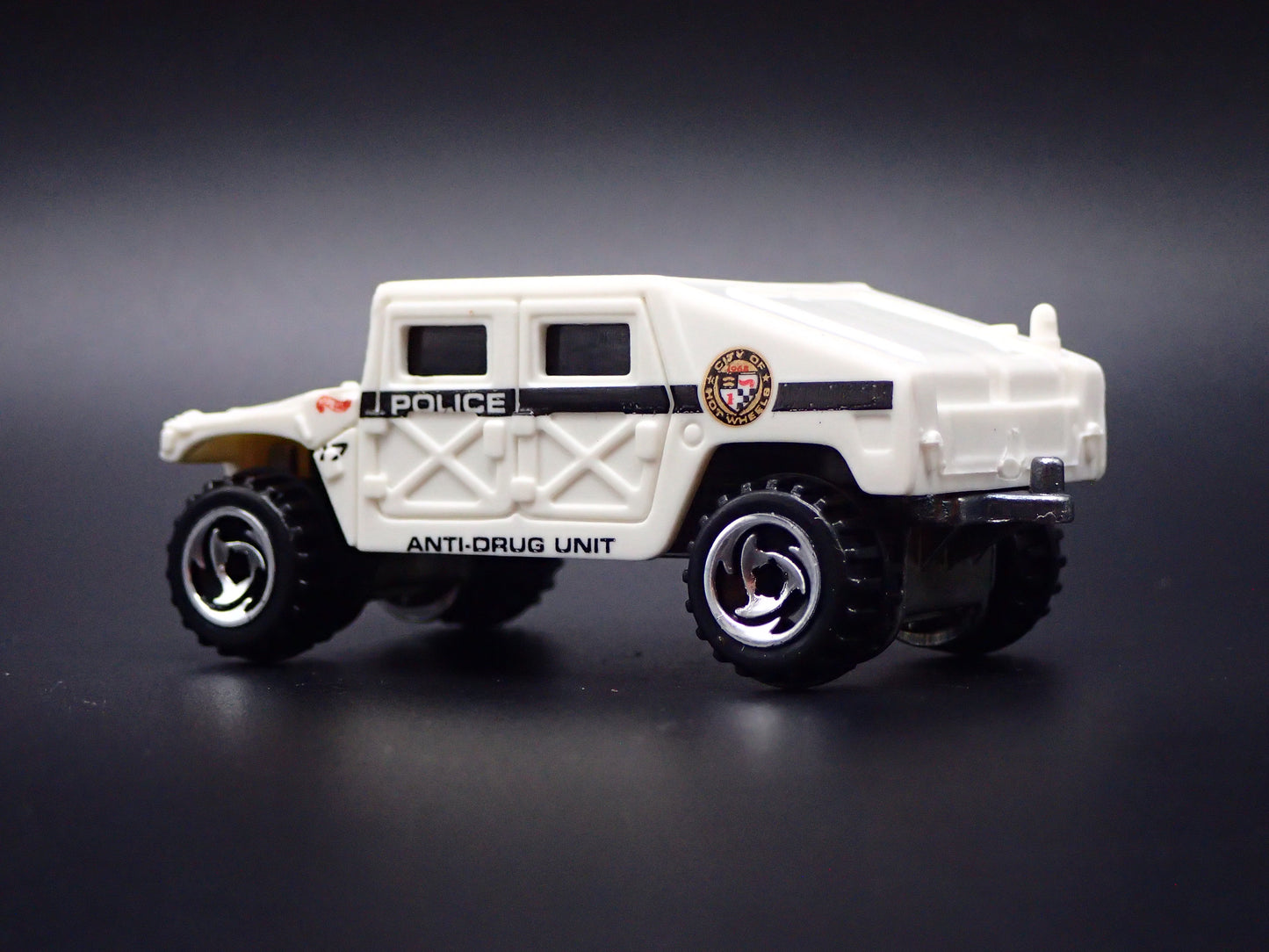 1992-2006 HUMMER HUMVEE H1 POLICE WHITE 1:64 SCALE DIECAST MODEL CAR