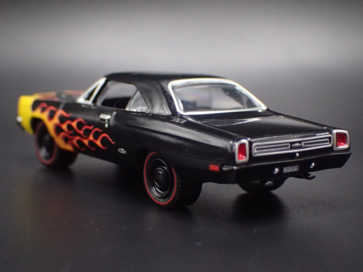 1969 69 PLYMOUTH GTX BLACK 1:64 SCALE COLLECTIBLE DIECAST MODEL CAR