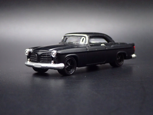 1955 55 CHRYSLER 300C BLACK 1:64 SCALE COLLECTIBLE DIORAMA DIECAST MODEL CAR