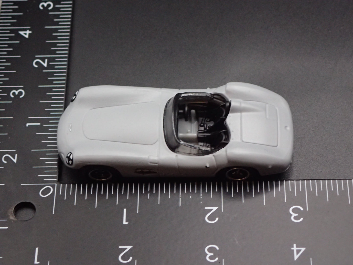 1956 56 ASTON MARTIN DBR1 CONVERTIBLE GRAY 1/64 SCALE DIORAMA DIECAST MODEL CAR