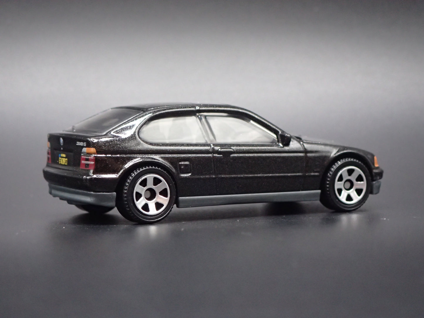 1994-2000 3 SERIES 318TI BMW E36 BLACK 1:64 SCALE DIORAMA DIECAST MODEL CAR