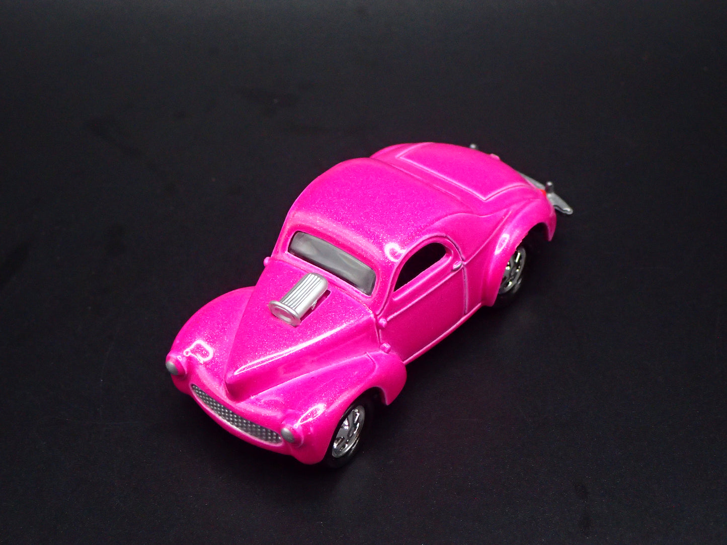 1941 41 WILLY'S COUPE NHRA PINK 1:64 SCALE COLLECTIBLE DIECAST MODEL CAR