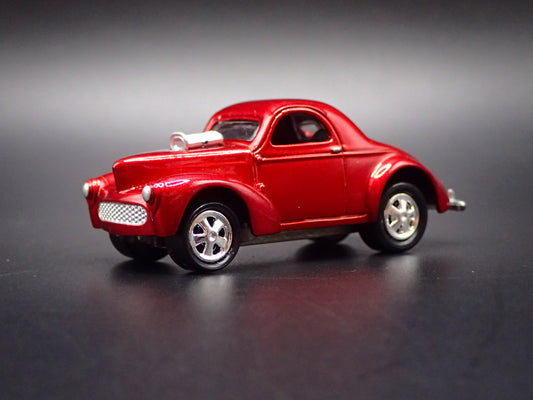 1941 41 WILLY'S COUPE NHRA BURGUNDY 1:64 SCALE DIECAST MODEL CAR
