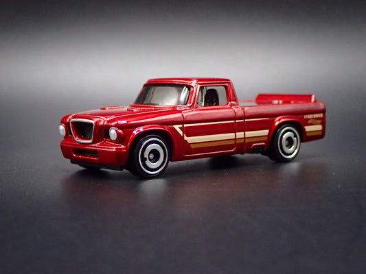 1960-1964 STUDEBAKER CHAMP PICKUP TRUCK BLACK 1:64 SCALE DIECAST MODEL CAR