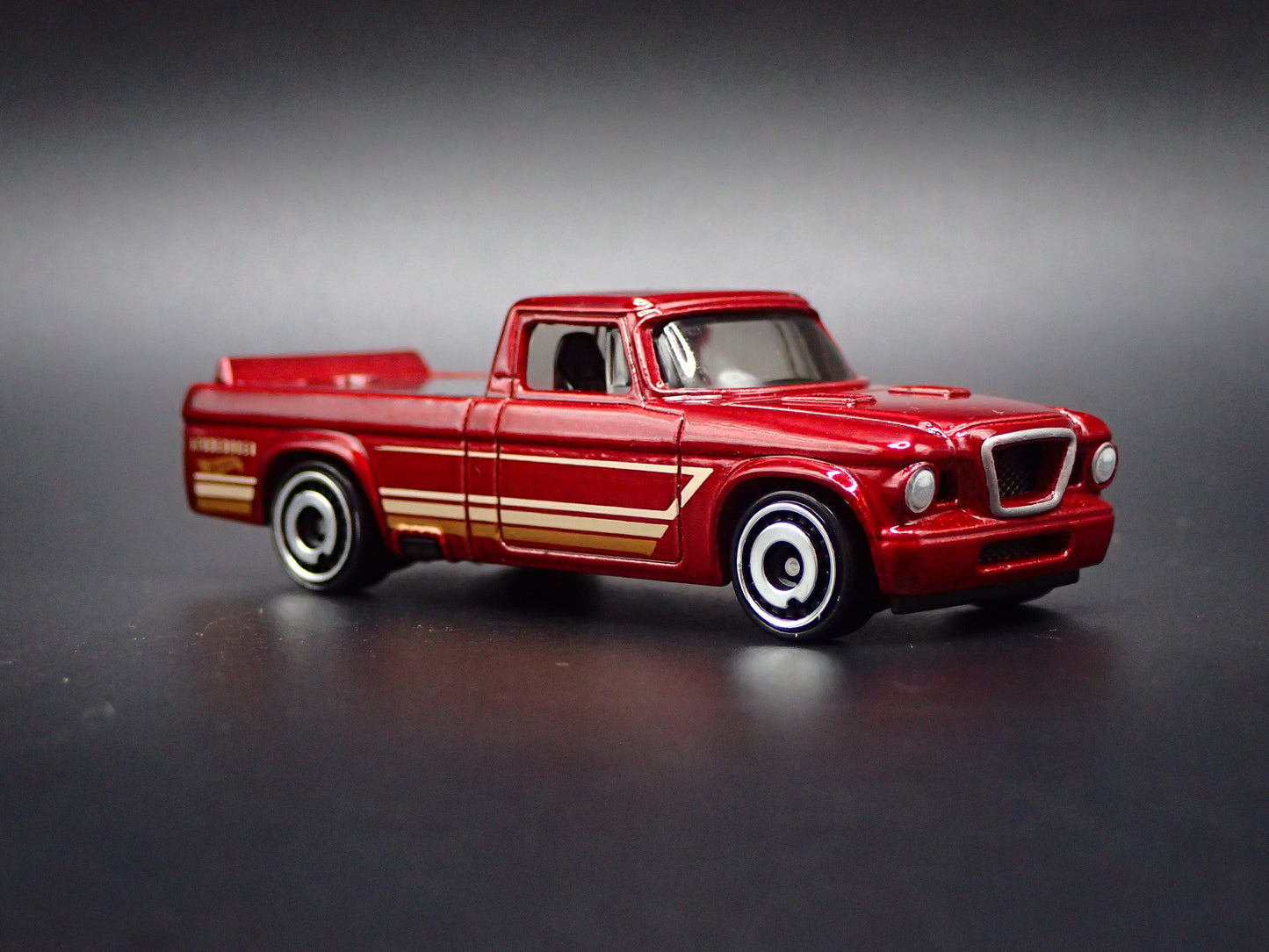 1960-1964 STUDEBAKER CHAMP PICKUP TRUCK BLACK 1:64 SCALE DIECAST MODEL CAR