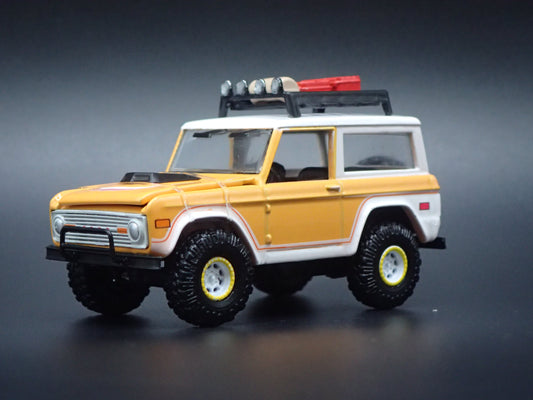 1971 71 FORD BRONCO OFF ROAD 1:64 SCALE COLLECTIBLE DIORAMA DIECAST MODEL CAR