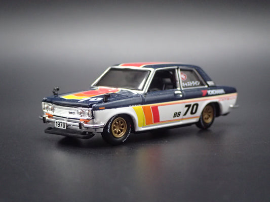 1967-1973 DATSUN 510 2 TWO DOOR 1:64 SCALE COLLECTIBLE DIORAMA DIECAST MODEL CAR