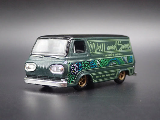 1963 63 FORD ECONOLINE DELIVERY VAN MAUI & SONS GREEN 1:64 DIECAST MODEL CAR