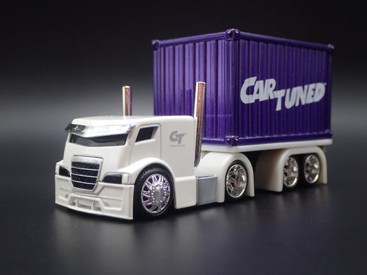 CAR TUNED COOL COE CONTAINER RIG 1:64 SCALE DIORAMA DIECAST MODEL CAR