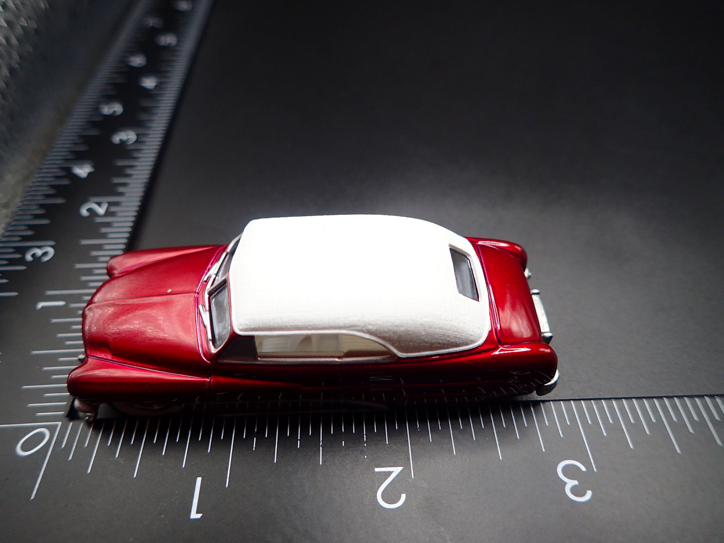 1951 51 MERC MERCURY CONVERTIBLE RED RARE 1:64 SCALE DIORAMA DIECAST MODEL CAR