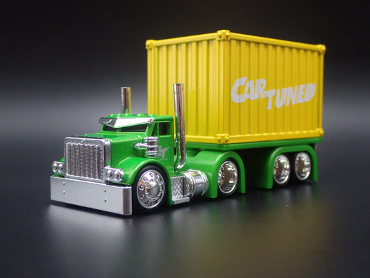 CAR TUNED SNEAKY PETE CONTAINER RIG 1:64 SCALE DIORAMA DIECAST MODEL CAR