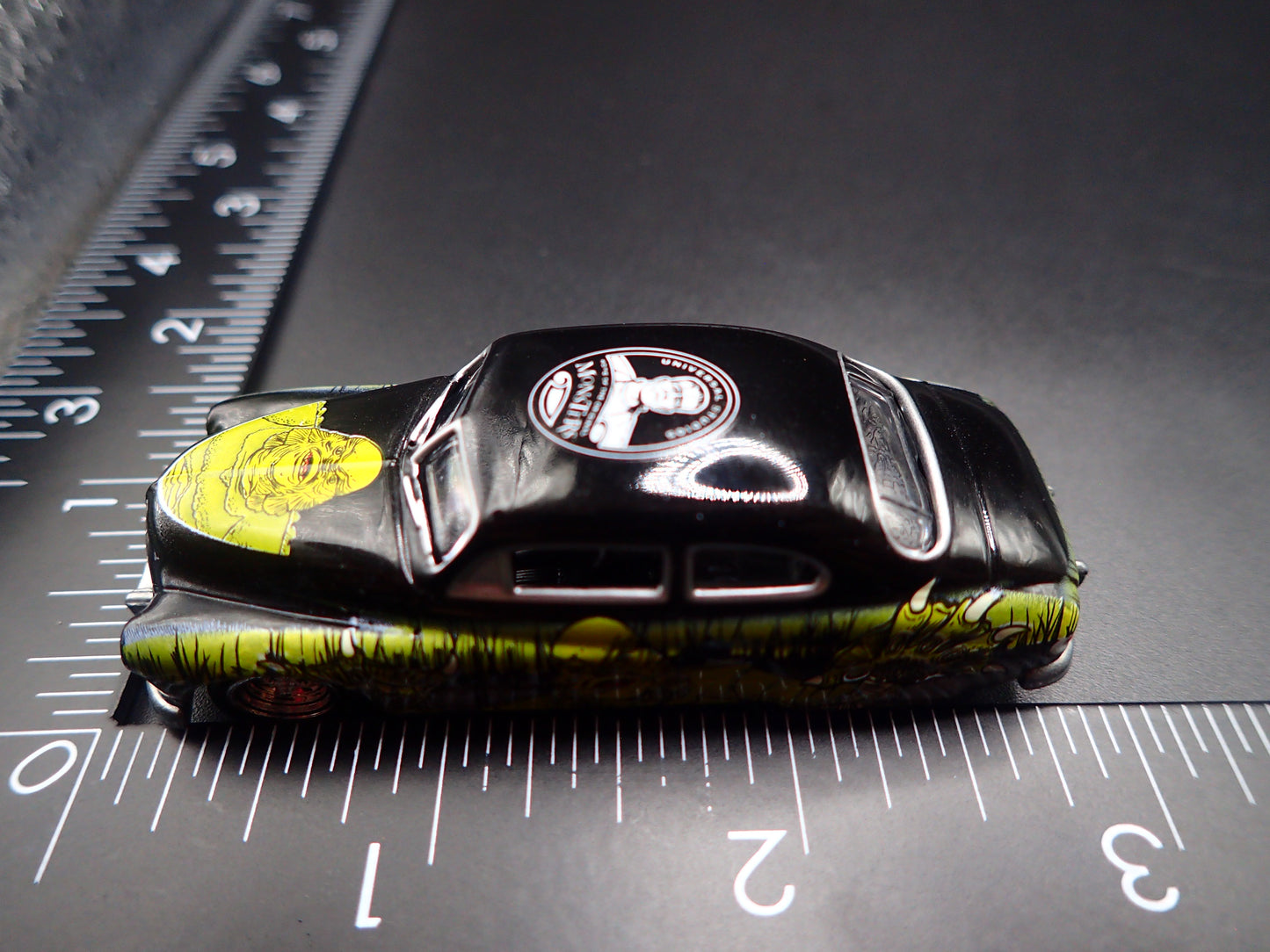 1949 49 MERCURY MERC COUPE CREATURE FROM BLACK LAGOON 1:64 SCALE DIECAST CAR