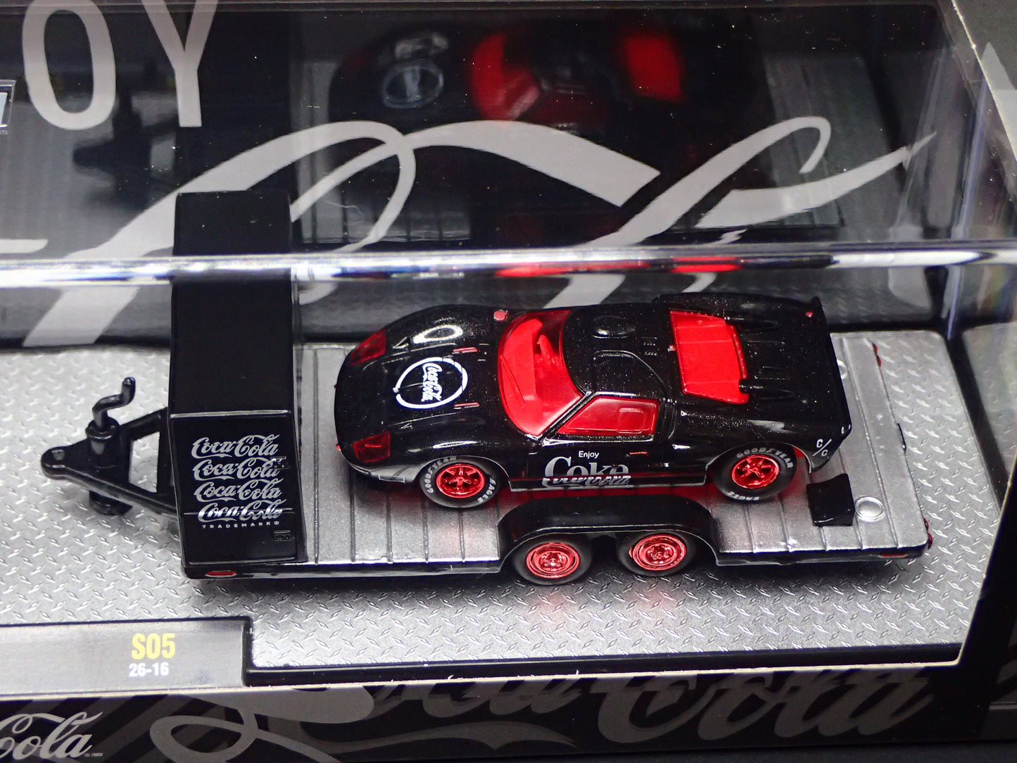 2026 AUTO HAULERS 1987 FORD F350 & 1966 FORD GT40 M2 MACHINES RED CHASE S05