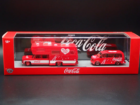 2026 AUTO HAULERS 1975 CHEVY CAMPER 1995 GMC VAN M2 MACHINES RED CHASE S05