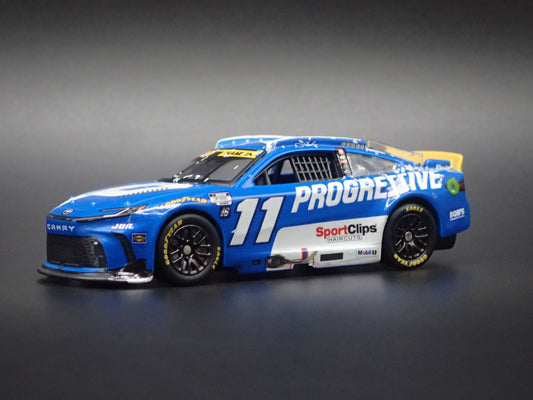 2025 25 TOYOTA CAMRY 11 DENNY HAMLIN PROGRESSIVE NASCAR 1:64 DIECAST MODEL CAR