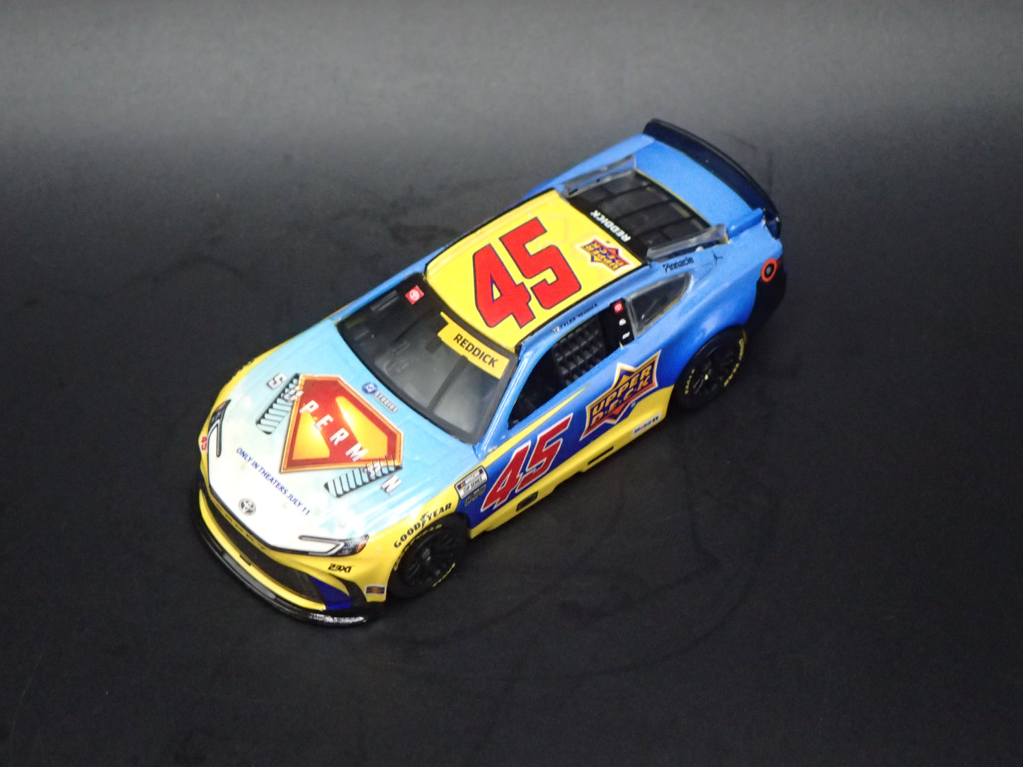 2026 26 TOYOTA CAMRY 45 TYLER REDDICK SUPERMAN NASCAR 1:64 SCALE DIECAST CAR