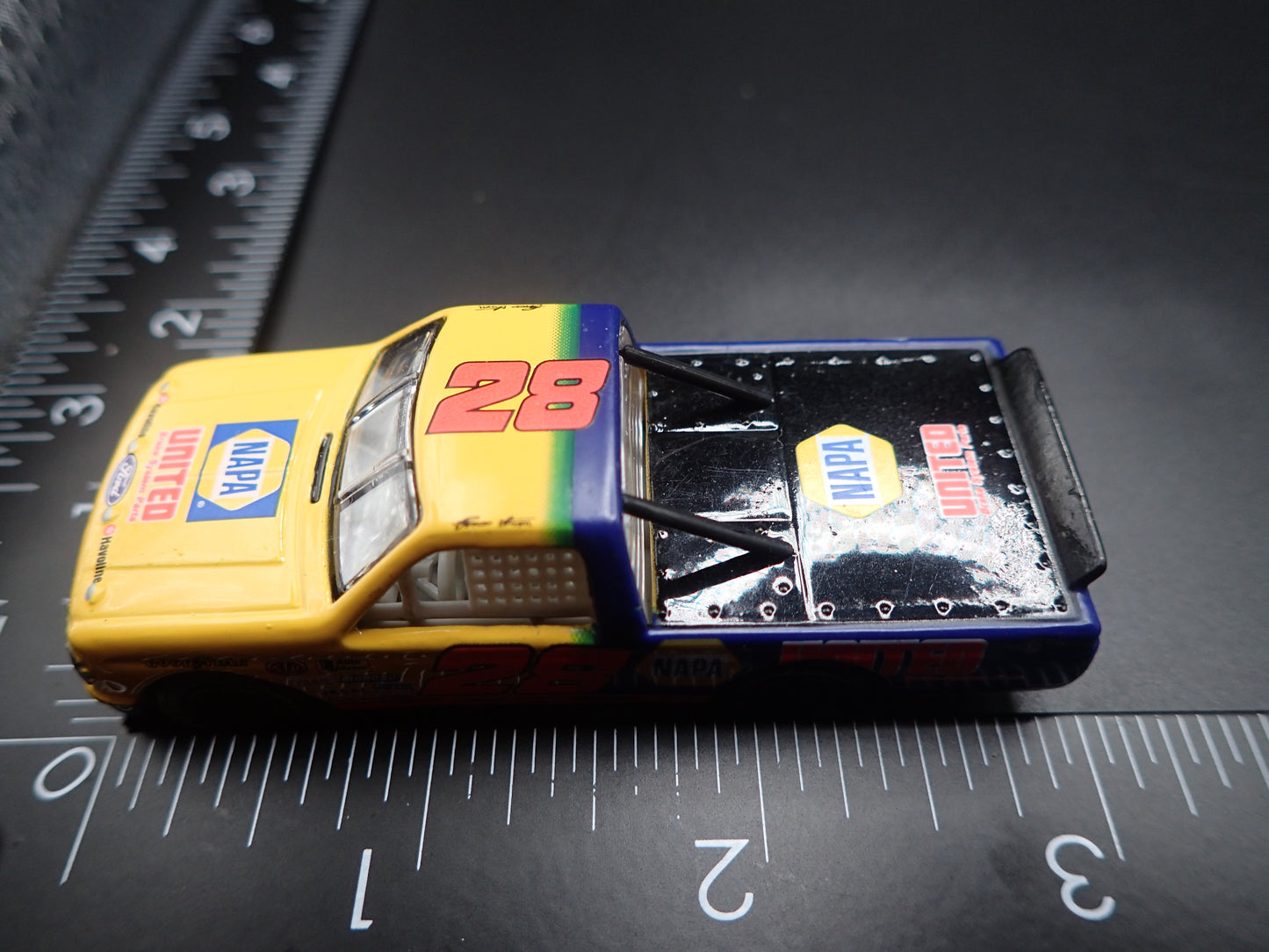 1995 95 FORD F150 #28 ERNIE IRVAN NAPA NASCAR TRUCK 1:64 SCALE DIECAST CAR
