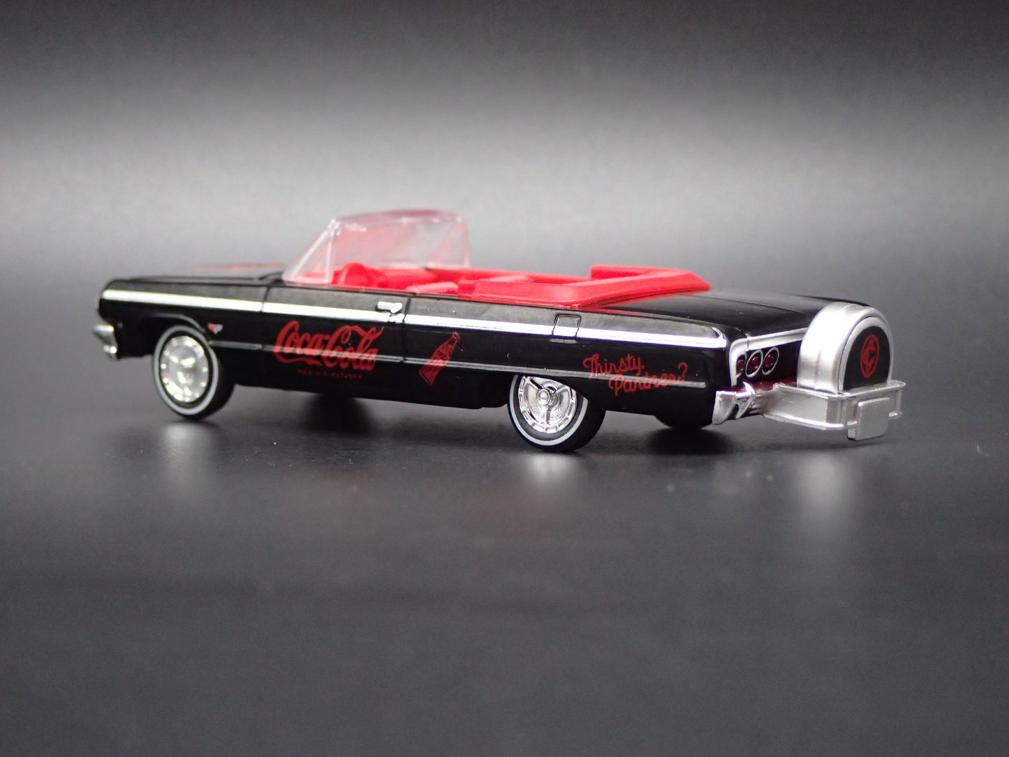 1964 64 CHEVY CHEVROLET IMPALA SS CONVERTIBLE COCA COLA 1:64 SCALE DIECAST CAR