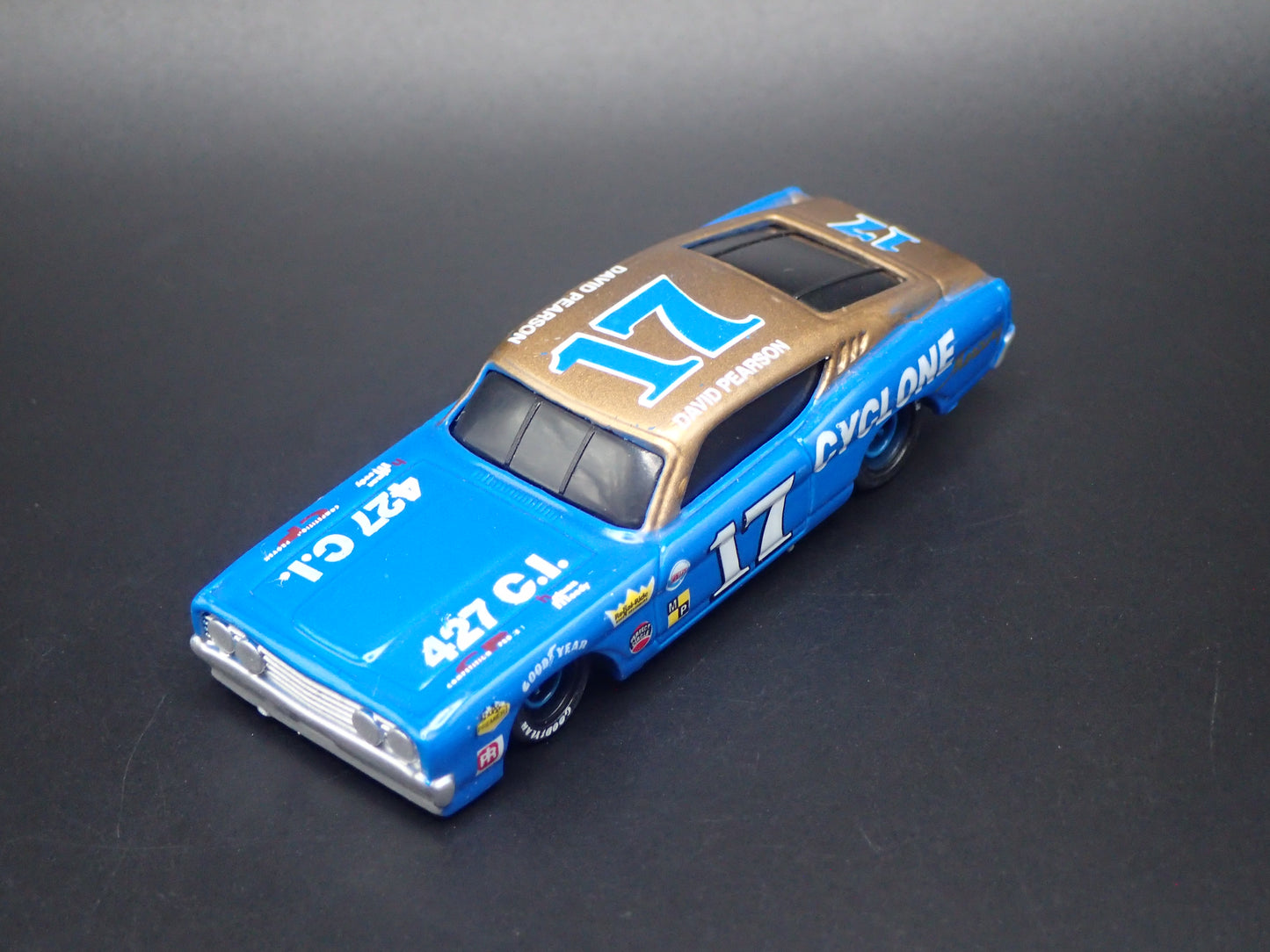1969 69 MERCURY CYCLONE 17 DAVID PEARSON NASCAR 1:64 SCALE DIECAST MODEL CAR