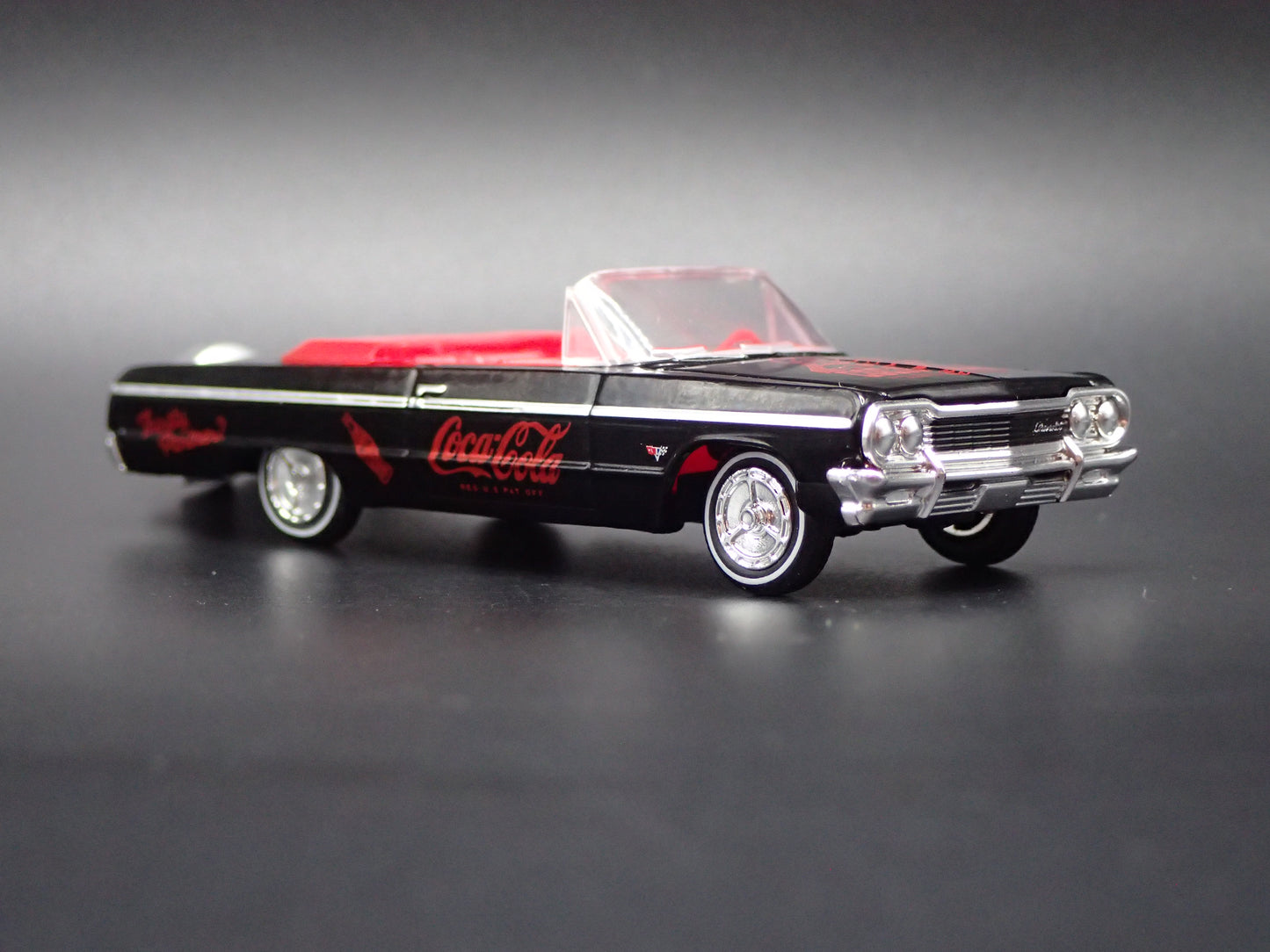 1964 64 CHEVY CHEVROLET IMPALA SS CONVERTIBLE COCA COLA 1:64 SCALE DIECAST CAR