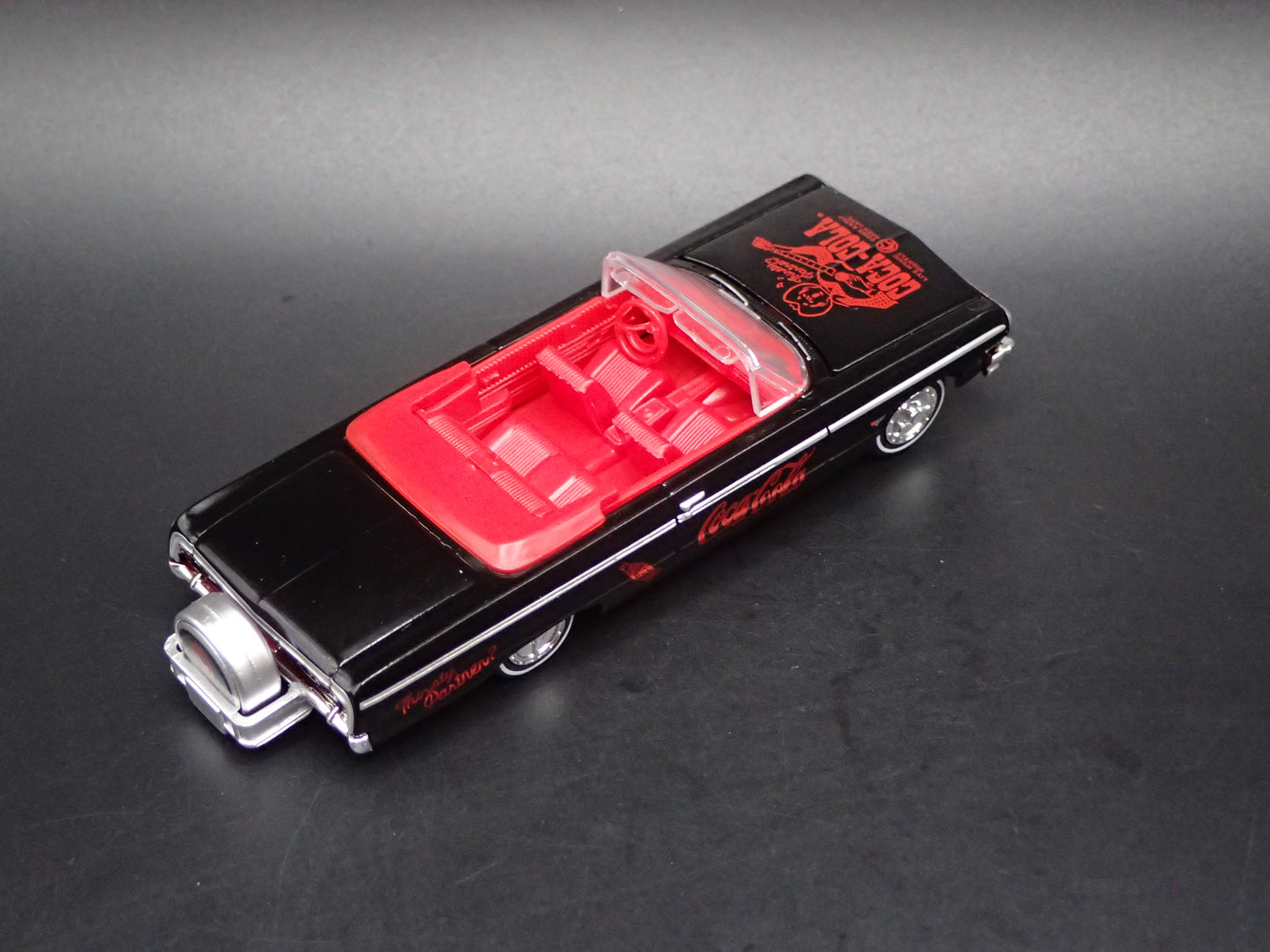 1964 64 CHEVY CHEVROLET IMPALA SS CONVERTIBLE COCA COLA 1:64 SCALE DIECAST CAR