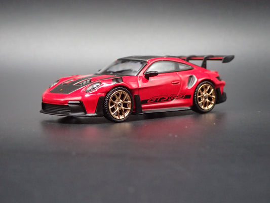2018-2026 PORSCHE 911 GT3 RS 992 WEISSACH PACKAGE RED 1:64 SCALE DIECAST MODEL CAR