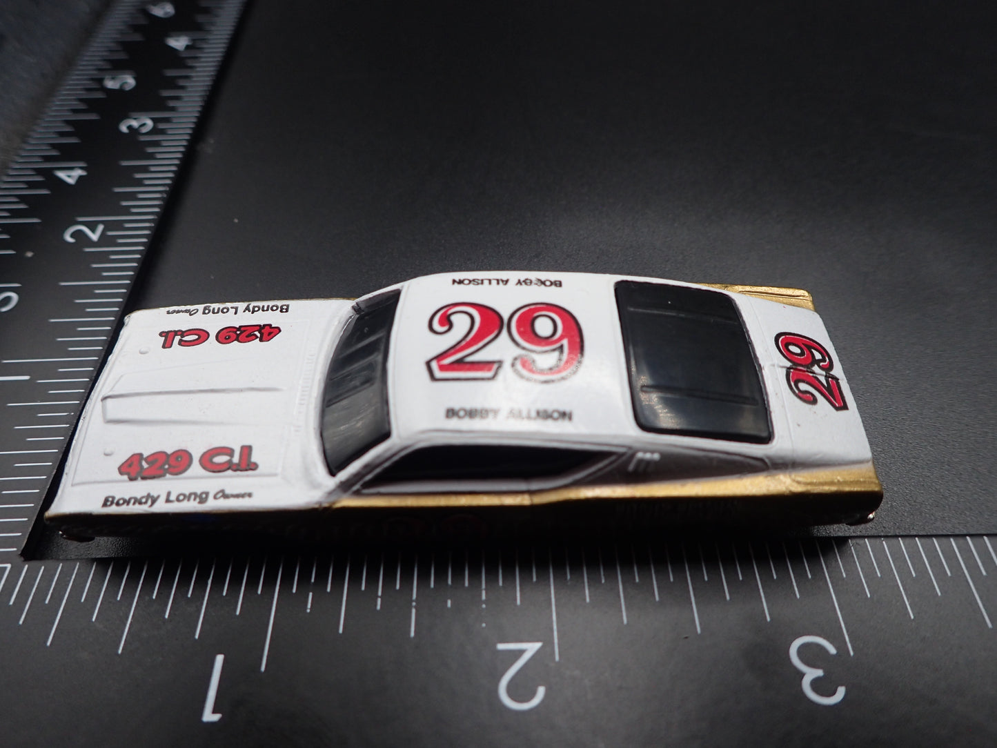 1969 69 FORD TORINO COBRA 29 BOBBY ALLISON NASCAR 1:64 SCALE DIECAST MODEL CAR