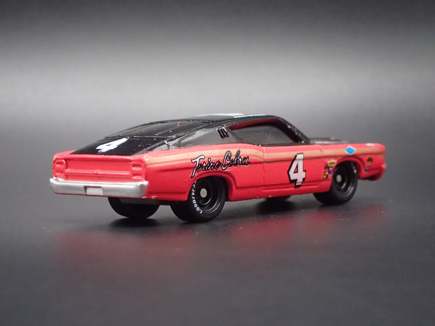 1969 69 FORD TORINO COBRA 4 JOHN SEARS NASCAR 1:64 SCALE DIECAST MODEL CAR