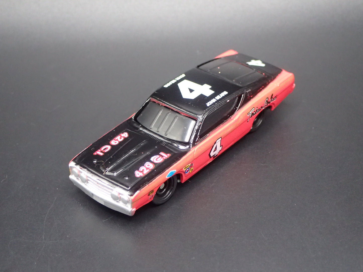 1969 69 FORD TORINO COBRA 4 JOHN SEARS NASCAR 1:64 SCALE DIECAST MODEL CAR