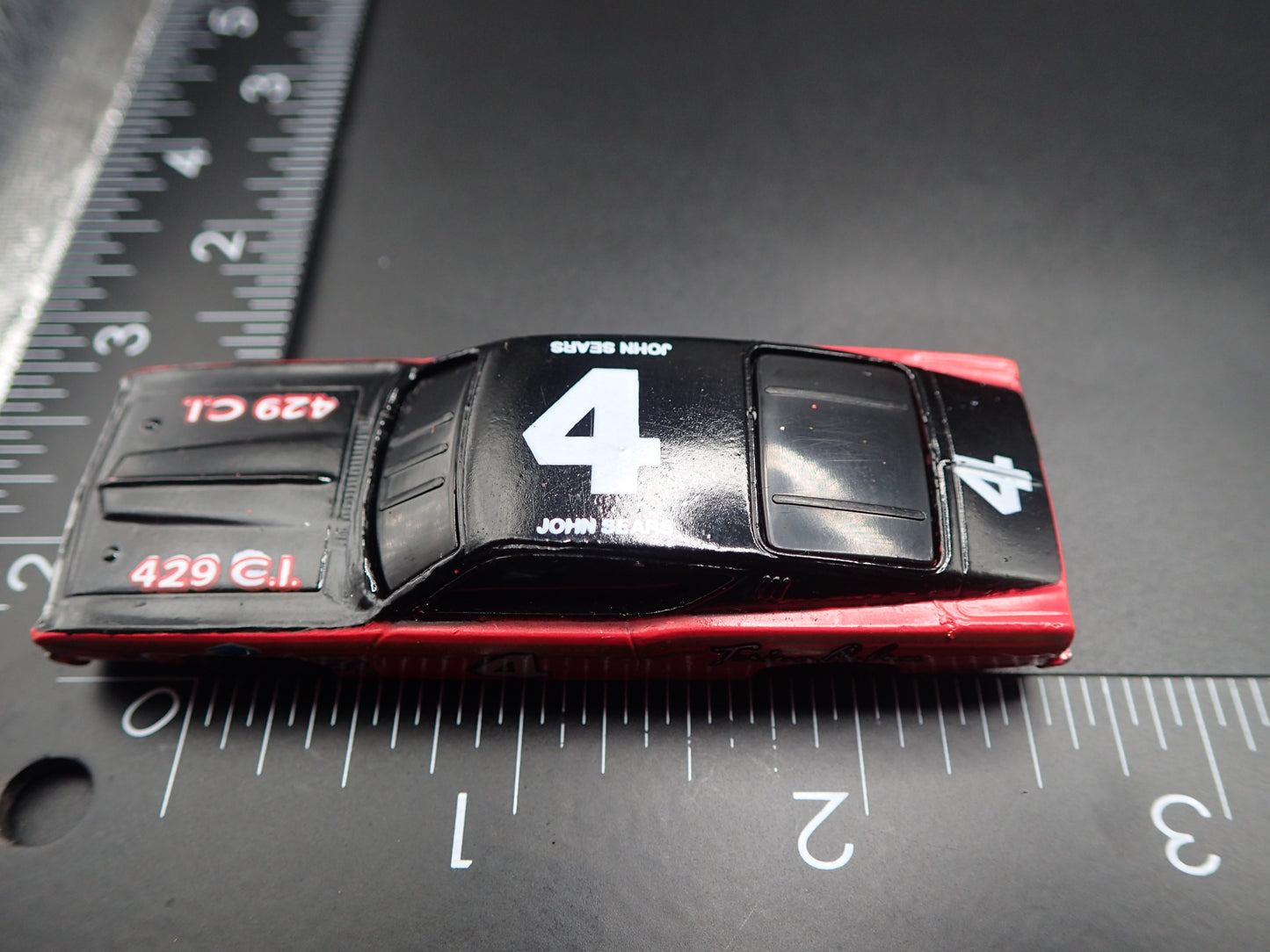 1969 69 FORD TORINO COBRA 4 JOHN SEARS NASCAR 1:64 SCALE DIECAST MODEL CAR