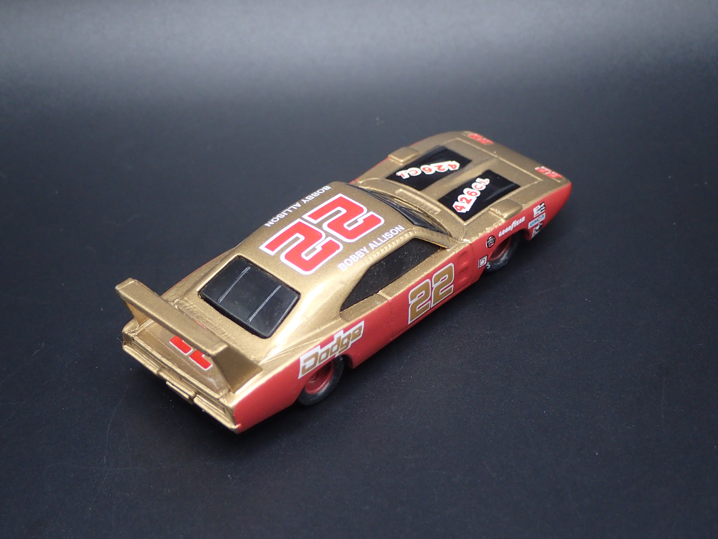 1969 DODGE CHARGER DAYTONA 22  BOBBY ALLISON NASCAR 1:64 SCALE DIECAST CAR