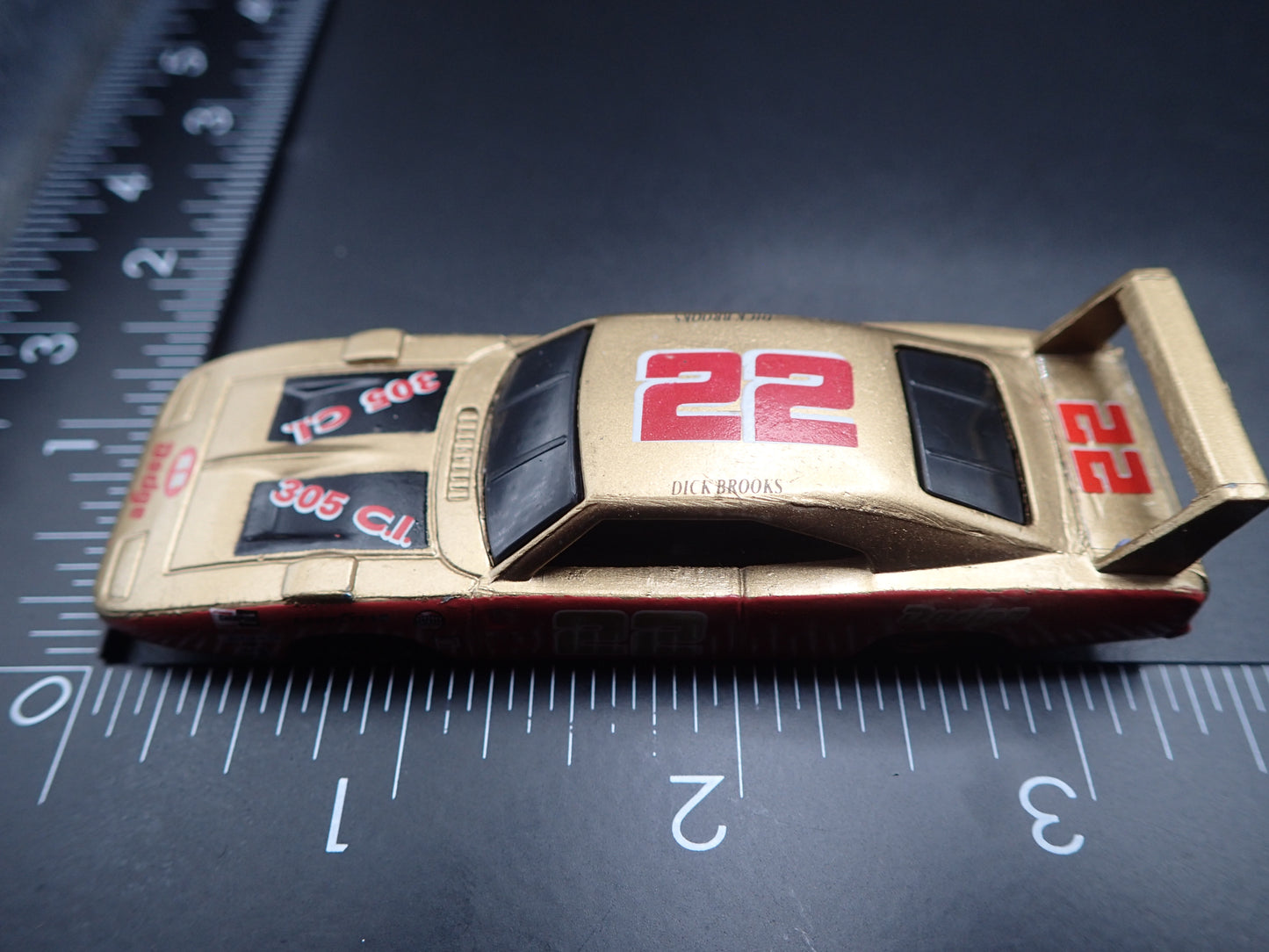 1969 69 DODGE CHARGER DAYTONA 22 DICK BROOKS NASCAR 1:64 SCALE DIECAST CAR