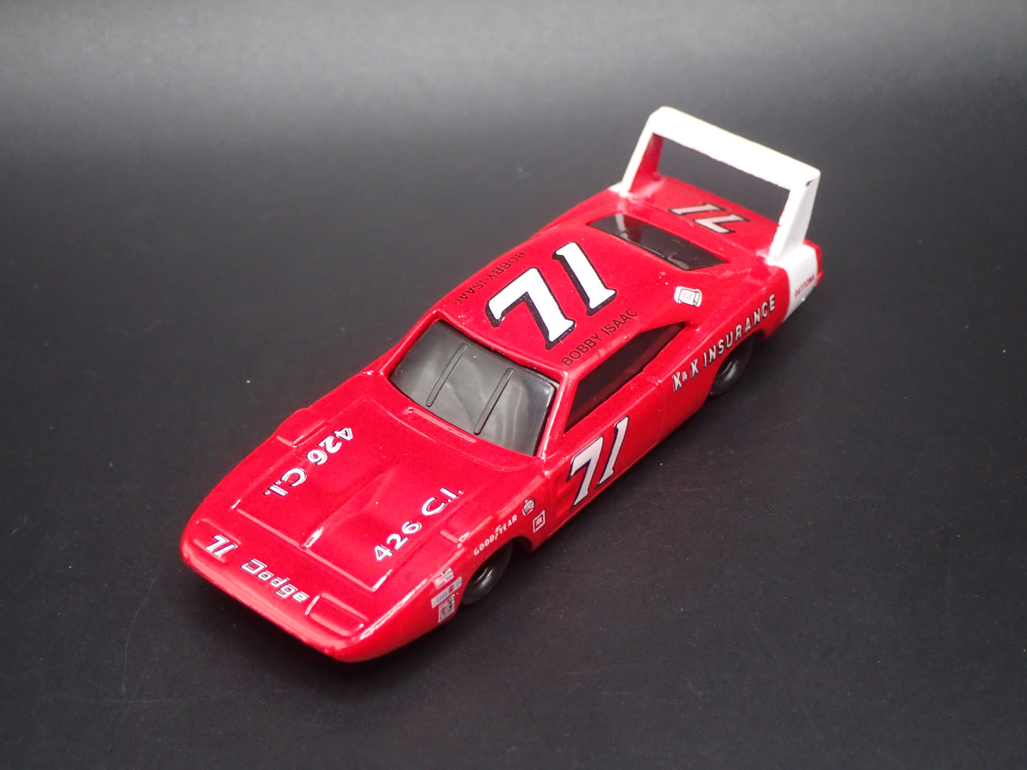 1969 69 DODGE CHARGER DAYTONA 71 BOBBY ISAAC NASCAR 1:64 SCALE DIECAST MODEL CAR
