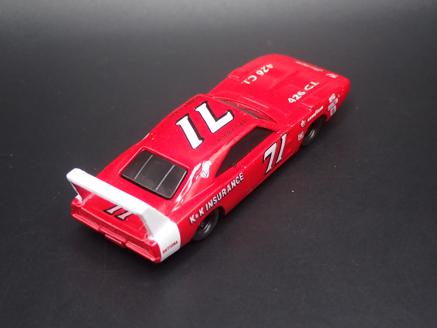 1969 69 DODGE CHARGER DAYTONA 71 BOBBY ISAAC NASCAR 1:64 SCALE DIECAST MODEL CAR
