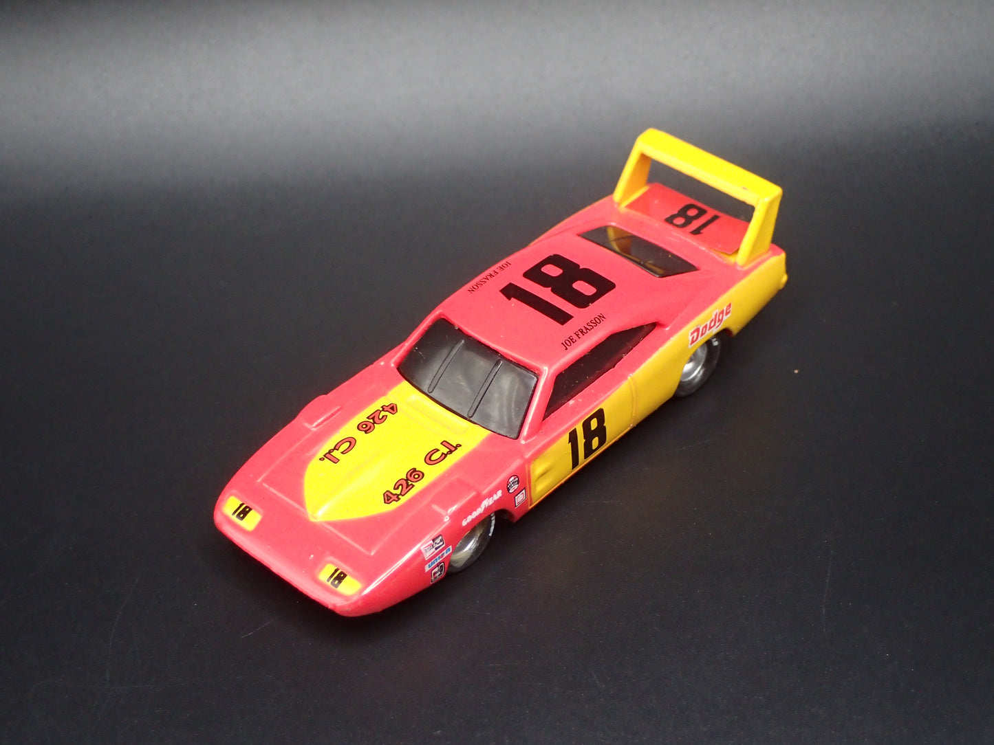 1969 69 DODGE CHARGER DAYTONA 18 JOE FRASSON NASCAR 1:64 SCALE DIECAST MODEL CAR