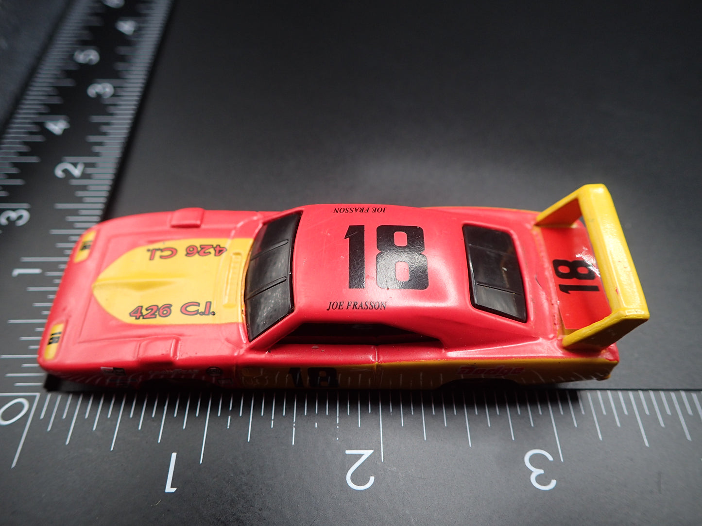 1969 69 DODGE CHARGER DAYTONA 18 JOE FRASSON NASCAR 1:64 SCALE DIECAST MODEL CAR