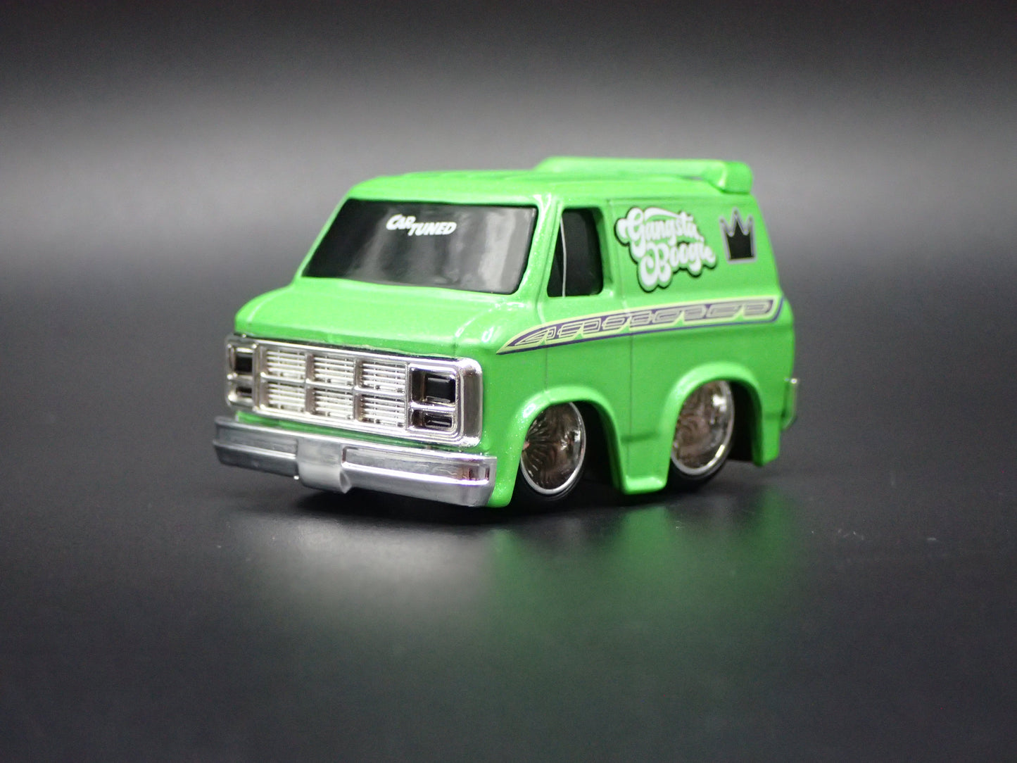 1979 79 GMC VANDURA PANEL VAN CAR TUNED GREEN 1/64 SCALE DIECAST MODEL CAR