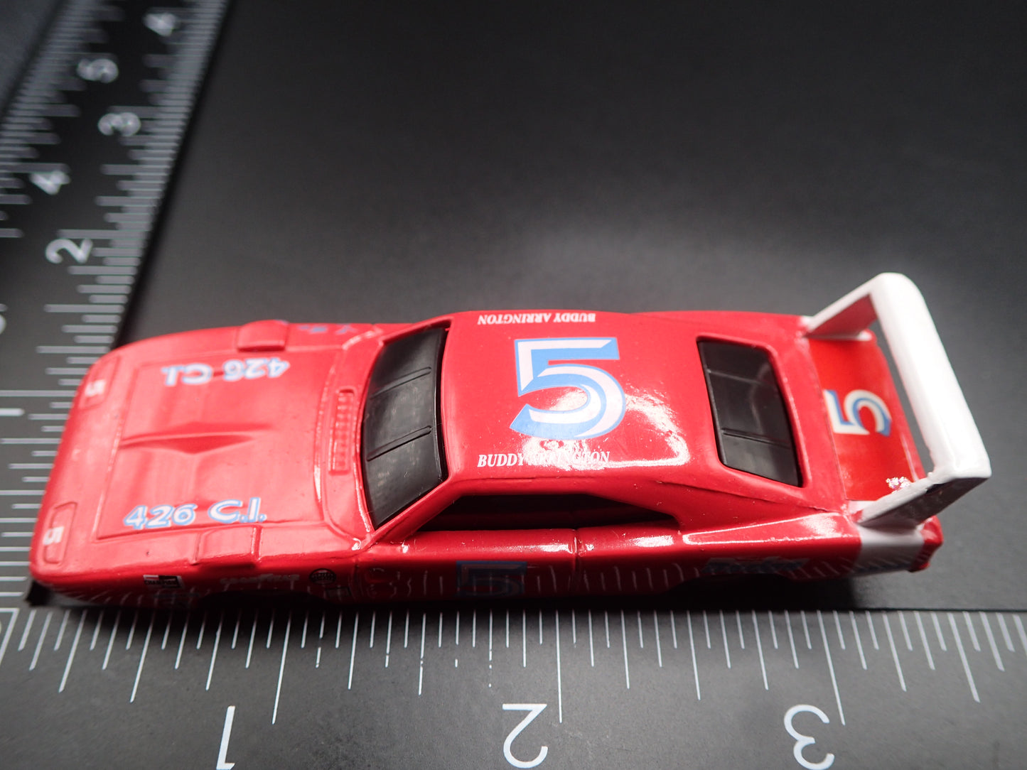 1969 69 DODGE CHARGER DAYTONA 5 BUDDY ARRINGTON NASCAR 1:64 SCALE DIECAST MODEL CAR