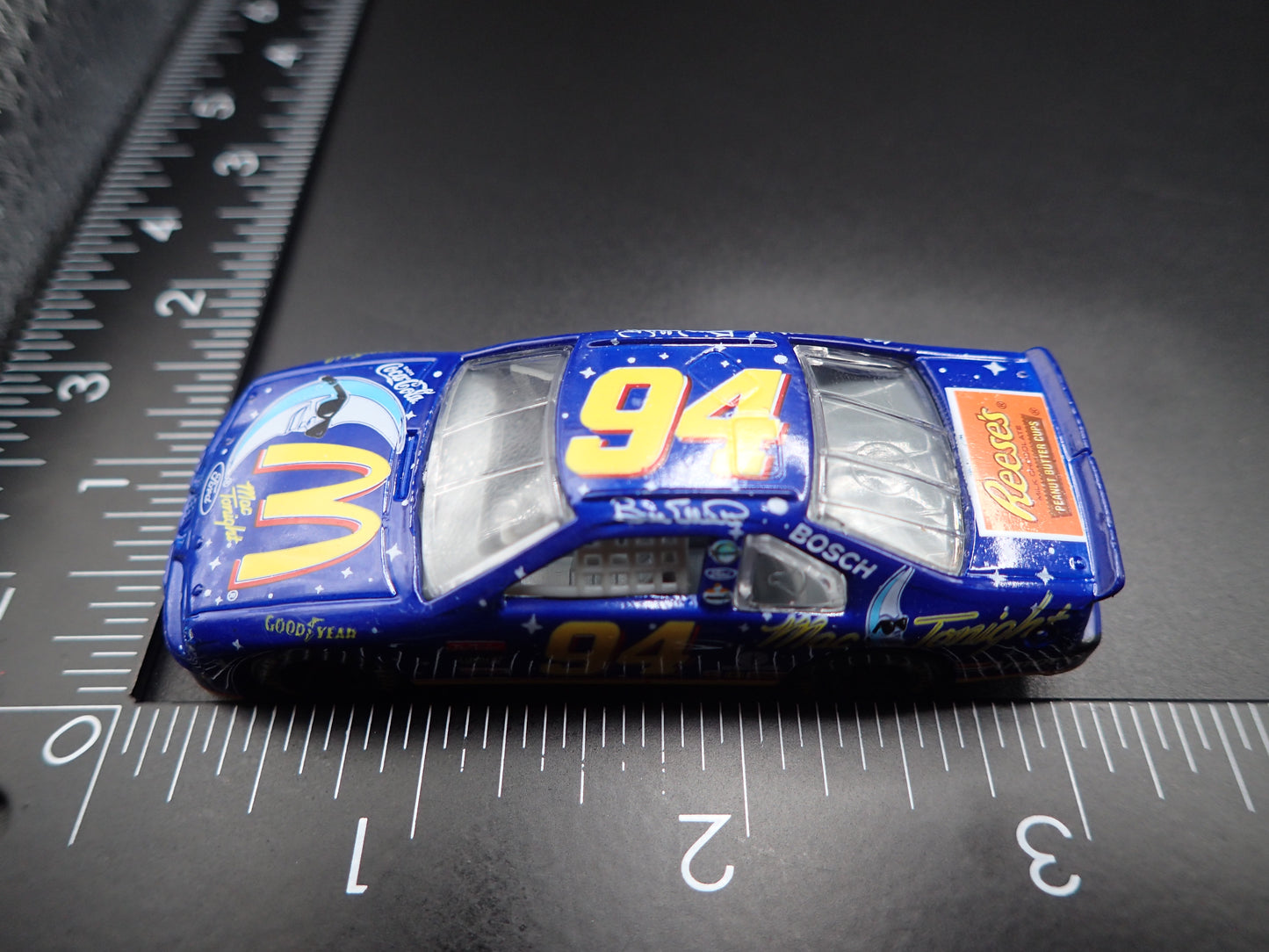 1997 97 FORD THUNDERBIRD 94 BILL ELLIOTT MCDONALDS NASCAR 1:64 DIECAST MODEL CAR