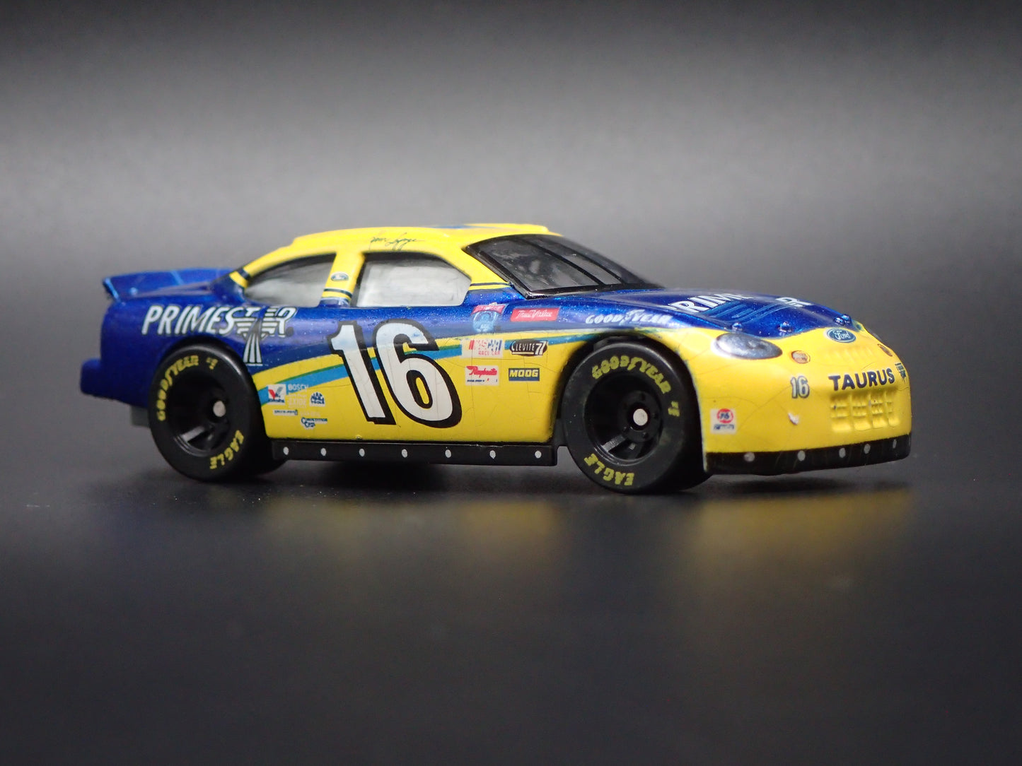 1998 98 FORD TAURUS 16 KEVIN LEPAGE WEATHERED PAINT NASCAR 1/64 SCALE DIECAST CAR