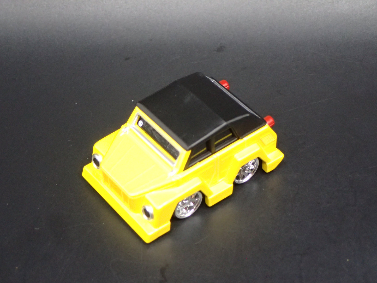 VW TYPE 181 THING CAR TUNED YELLOW 1:64 SCALE DIORAMA DIECAST MODEL CAR
