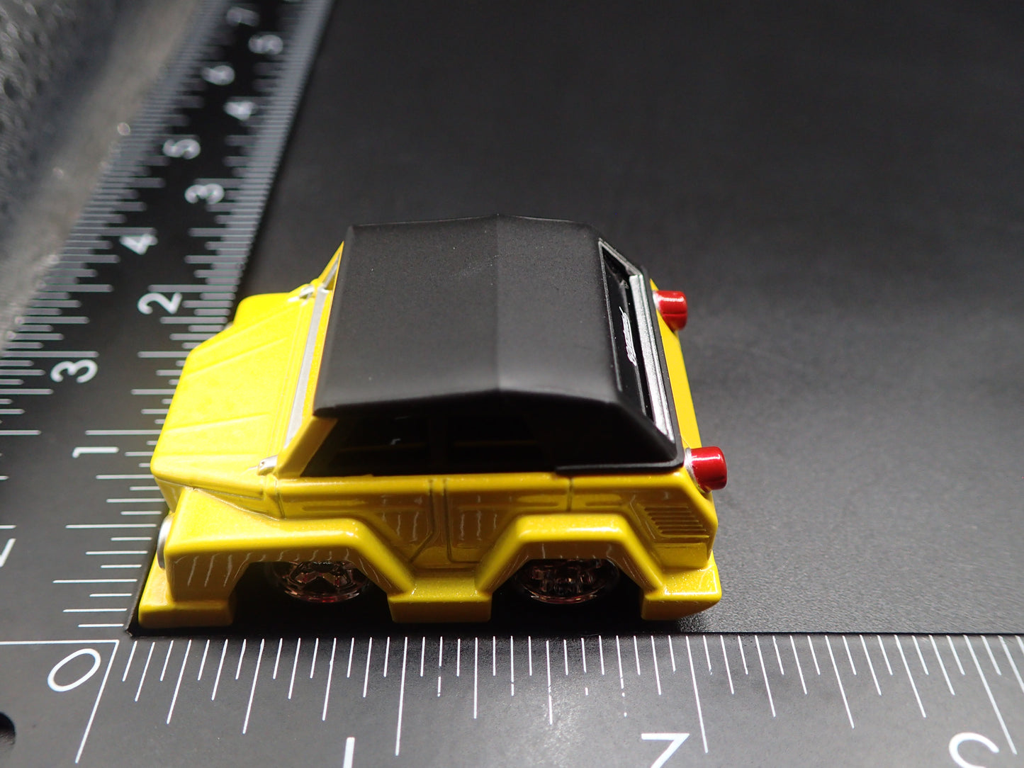 VW TYPE 181 THING CAR TUNED YELLOW 1:64 SCALE DIORAMA DIECAST MODEL CAR