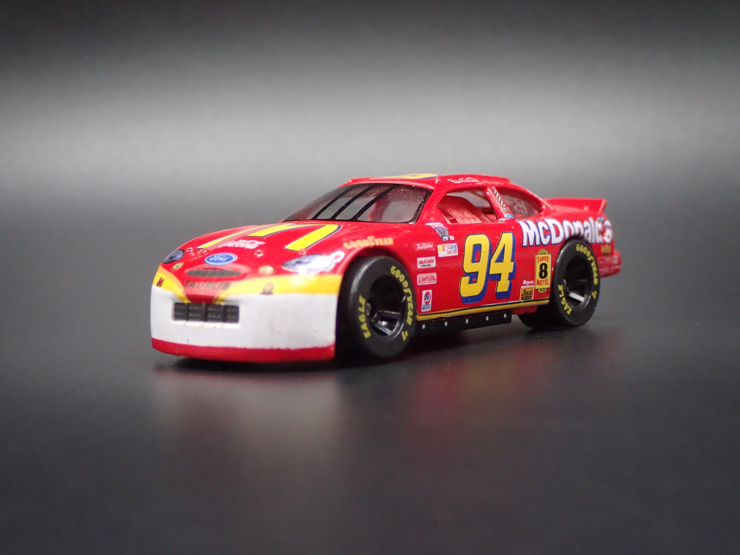 1998 98 FORD TAURUS 94 BILL ELLIOTT MCDONALDS NASCAR 1/64 SCALE DIECAST CAR