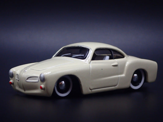 1960-1969 VOLKSWAGEN VW KARMANN GHIA w HITCH 1:64 SCALE DIECAST MODEL CAR