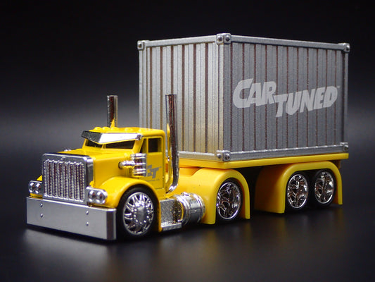 CAR TUNED SNEAKY PETE CONTAINER RIG 1:64 SCALE DIORAMA DIECAST MODEL CAR